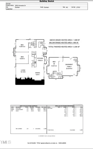 $599,000 | 2203 University Drive, Durham, NC 27707