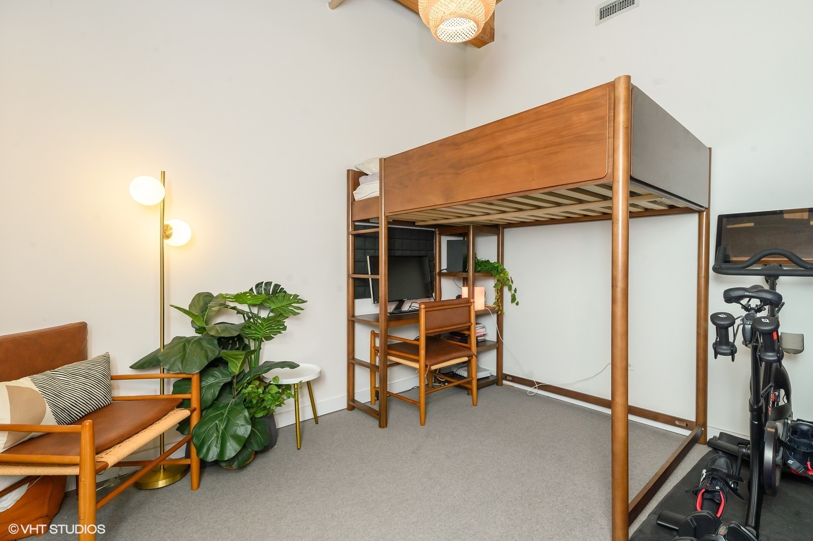 1330 West Monroe Street, Unit 311 Chicago, IL 60607 - Photo 12 of 16 a bedroom with furniture and a window