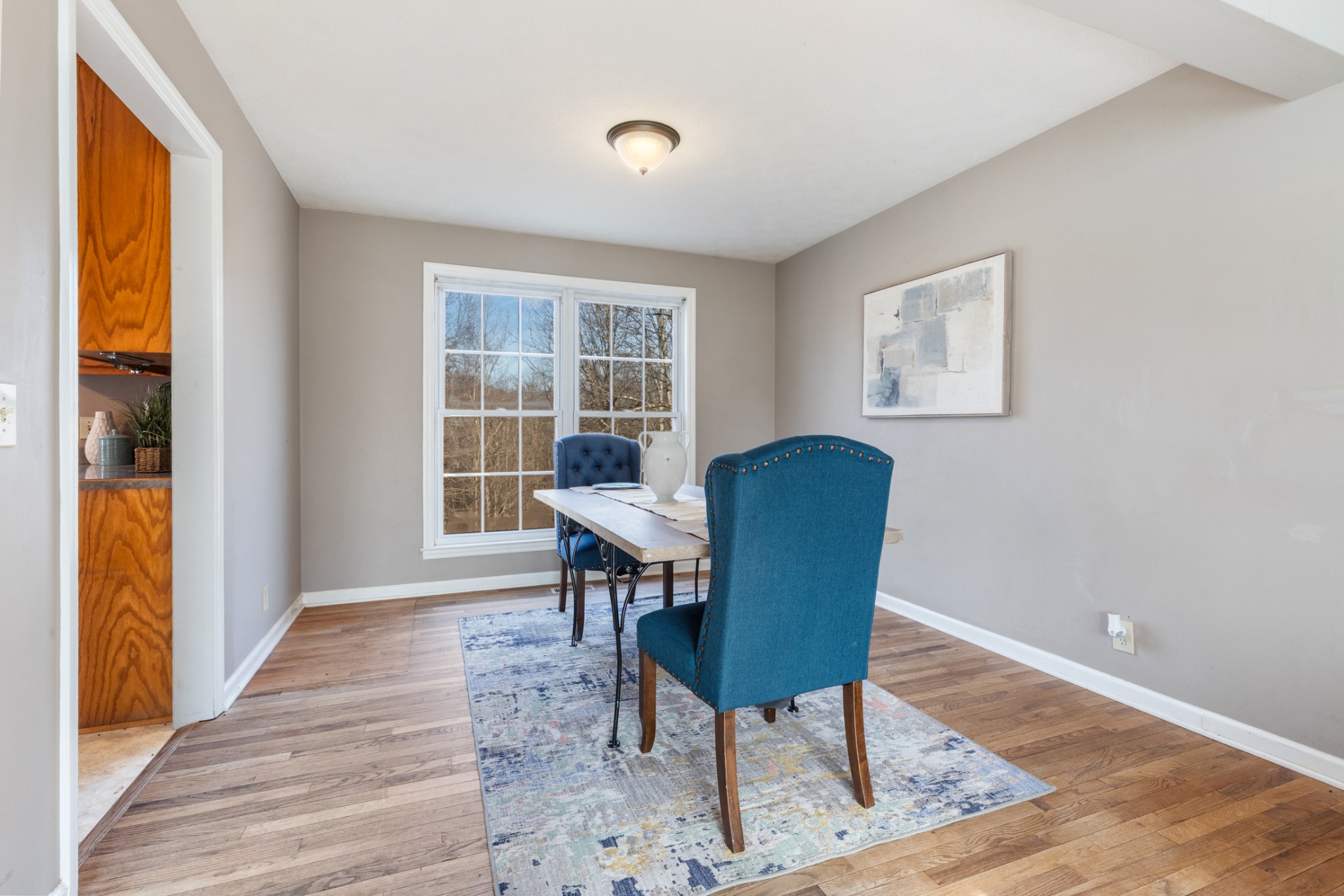 251 Rouse Road Dickson, TN 37055 - Photo 15 of 46 a view of a workspace with furniture and a window