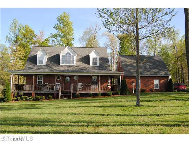 3200 Old Mountain Road Trinity, NC 27370 - Photo 1 of 16 Exterior Front. check out the wrap around porch, perfect way to relax after a long day