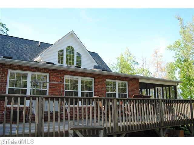 3200 Old Mountain Road Trinity, NC 27370 - Photo 15 of 16 Exterior Back. wow! check out that deck, great for family cookouts!