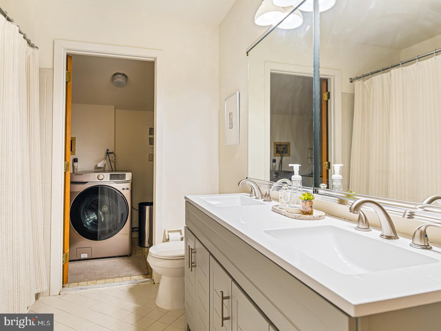 1983 Melmar Road Huntingdon Valley, PA 19006 - Photo 31 of 49 Full Hall Bath & Laundry Room