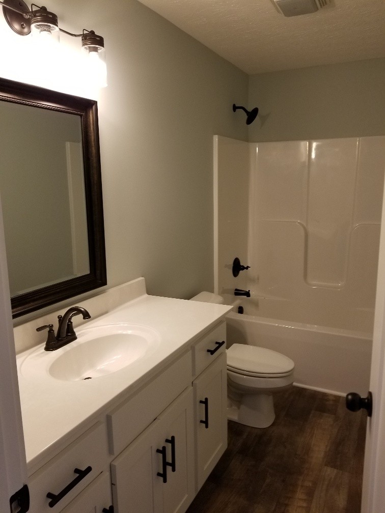 210 Hog Back Ridge Road Bethpage, TN 37022 - Photo 8 of 13 a bathroom with a sink a toilet a mirror and shower