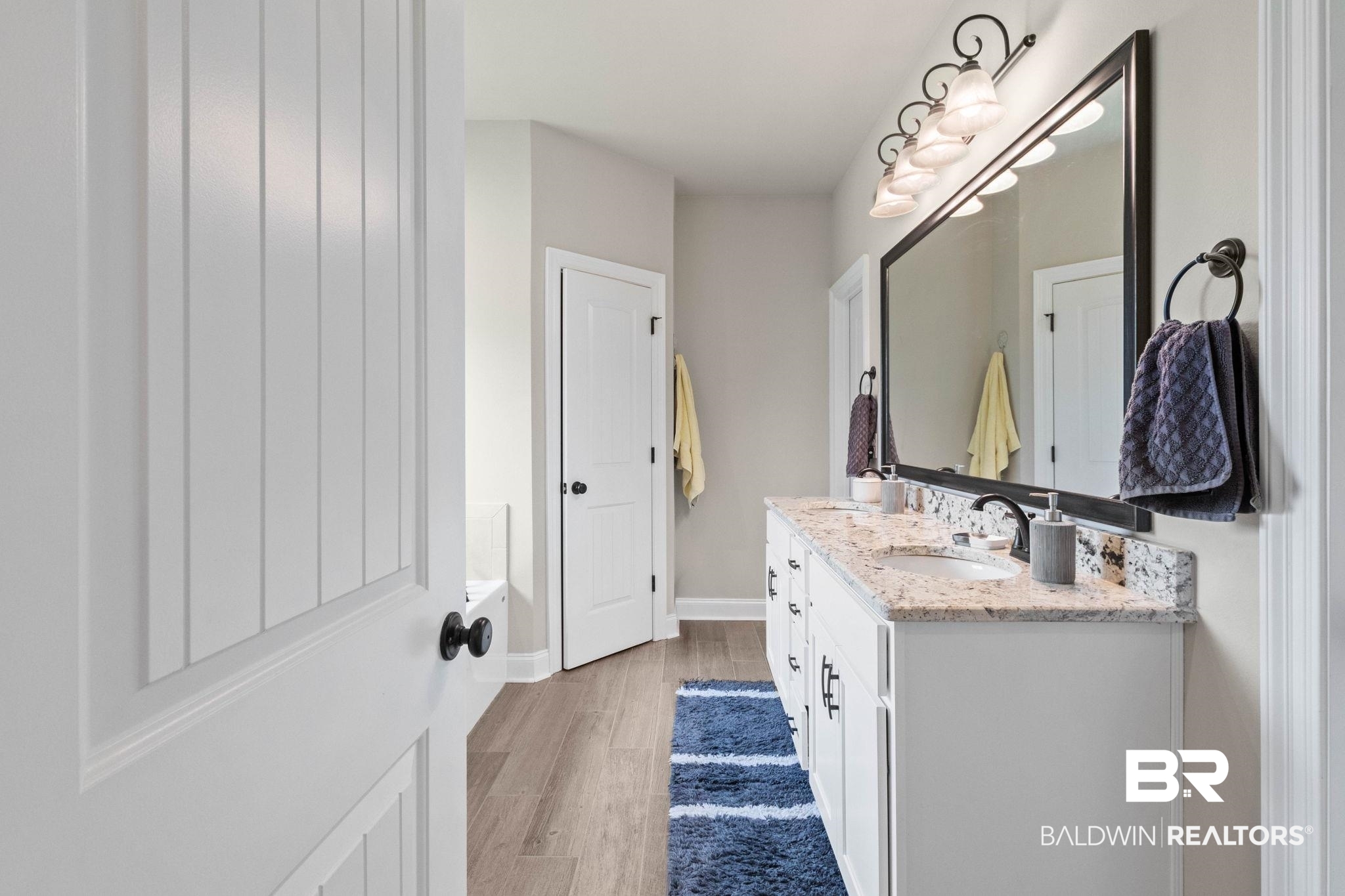 22244 Hibiscus Circle Foley, AL 36535 - Photo 47 of 51 Double vanity with granite countertop and integrated sinks
