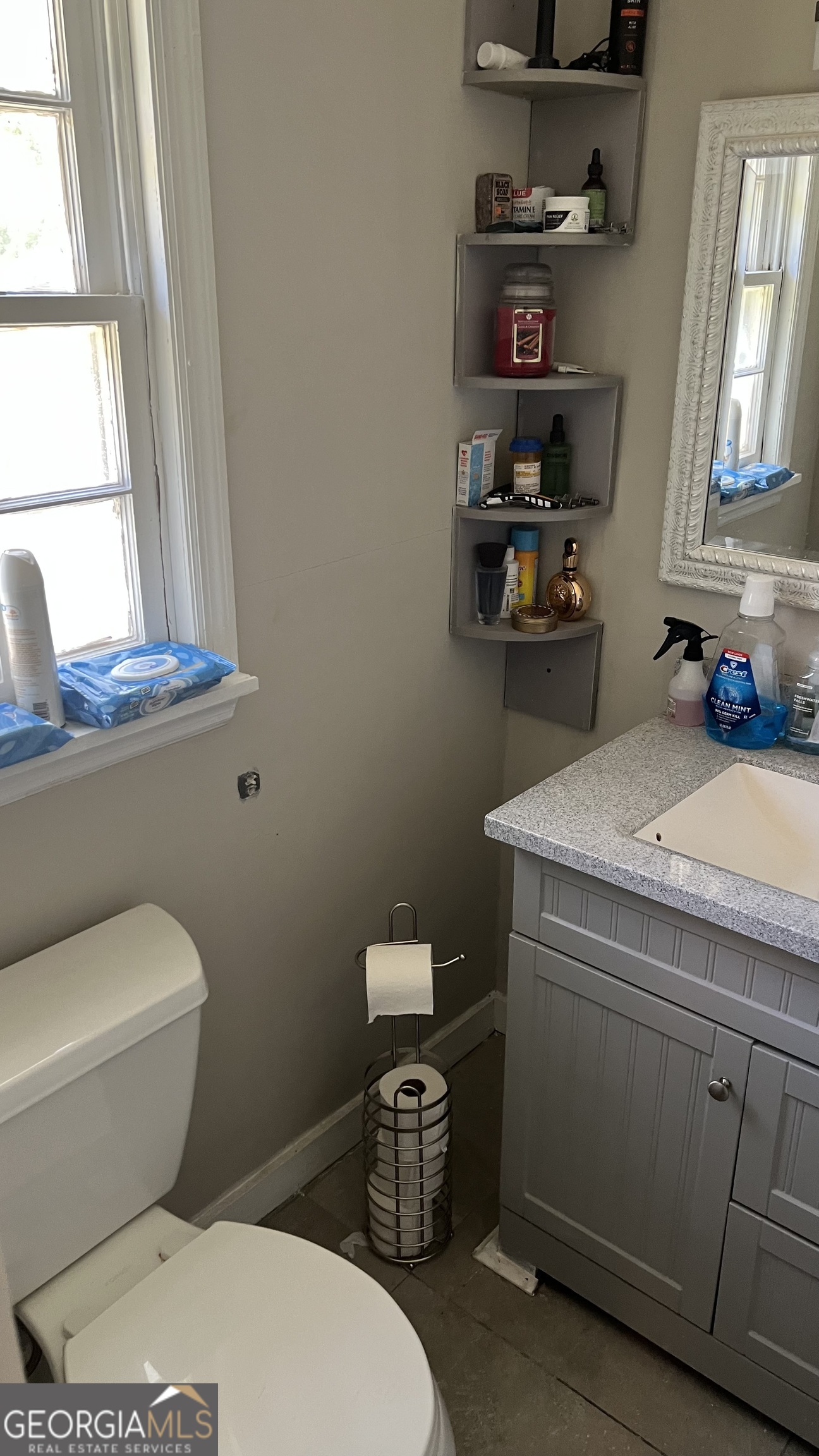 1065 Nathan Jones Road Harlem, GA 30814 - Photo 20 of 32 a bathroom with a toilet sink and window