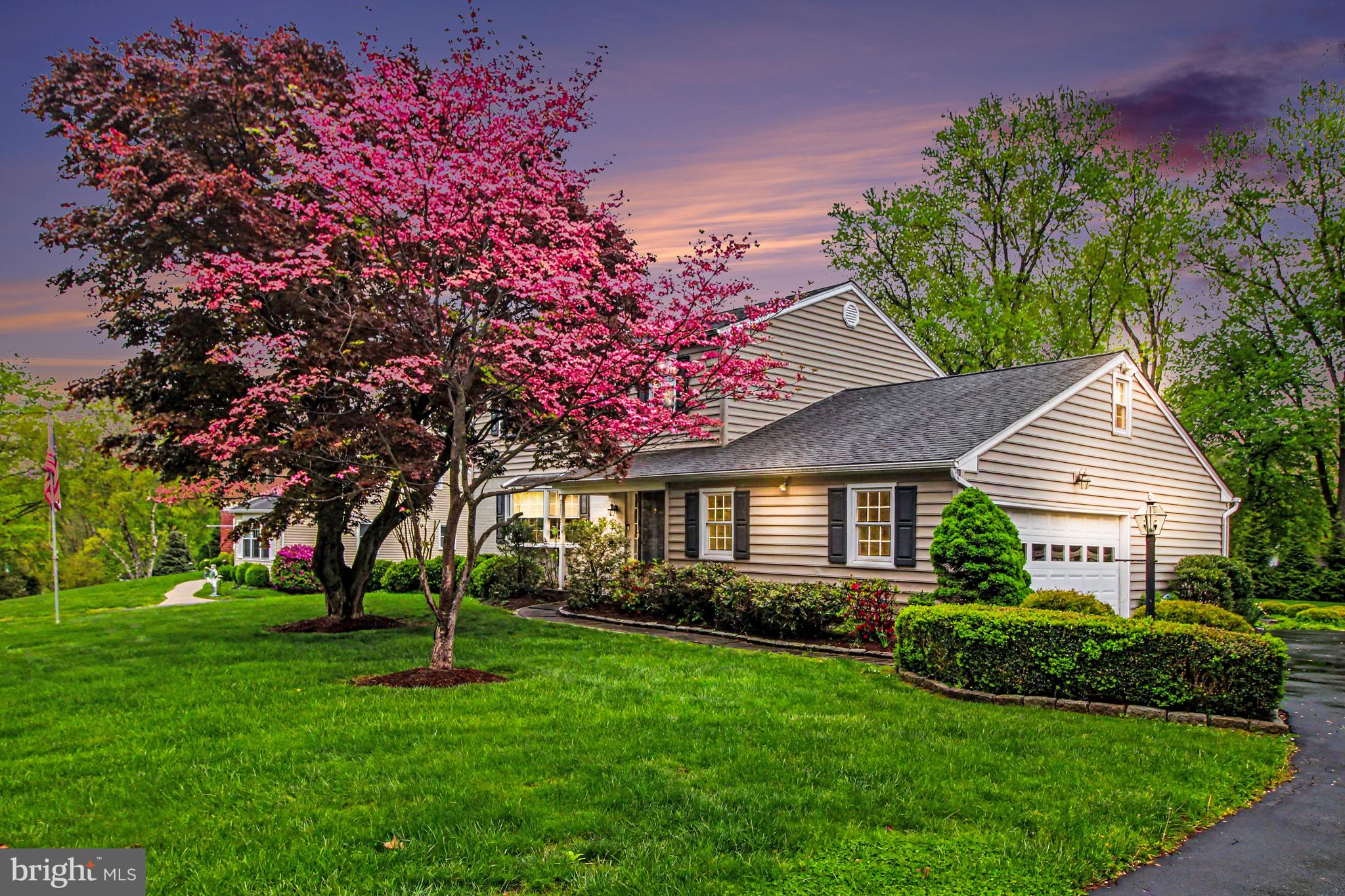 917 Cedar Grove Road Broomall, PA 19008 - Photo 1 of 33 a front view of a house with a yard and tree