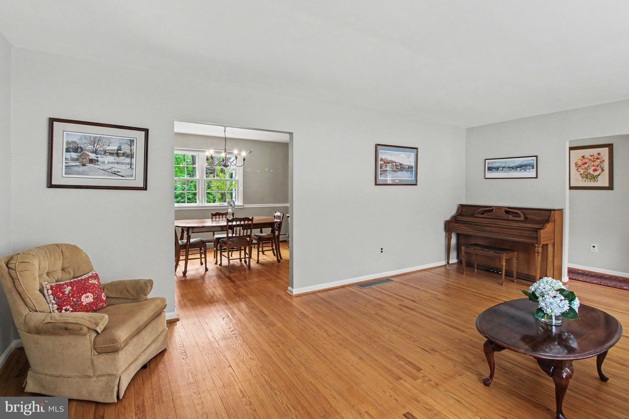 917 Cedar Grove Road Broomall, PA 19008 - Photo 7 of 33 a living room with furniture and a wooden floor