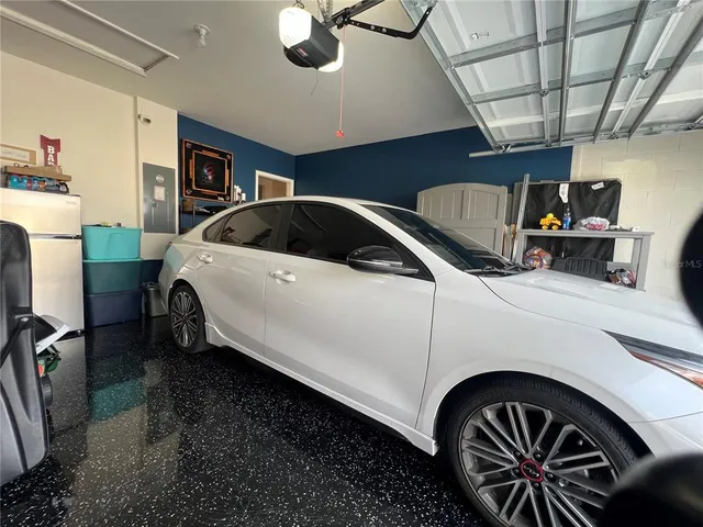 a view of car garage