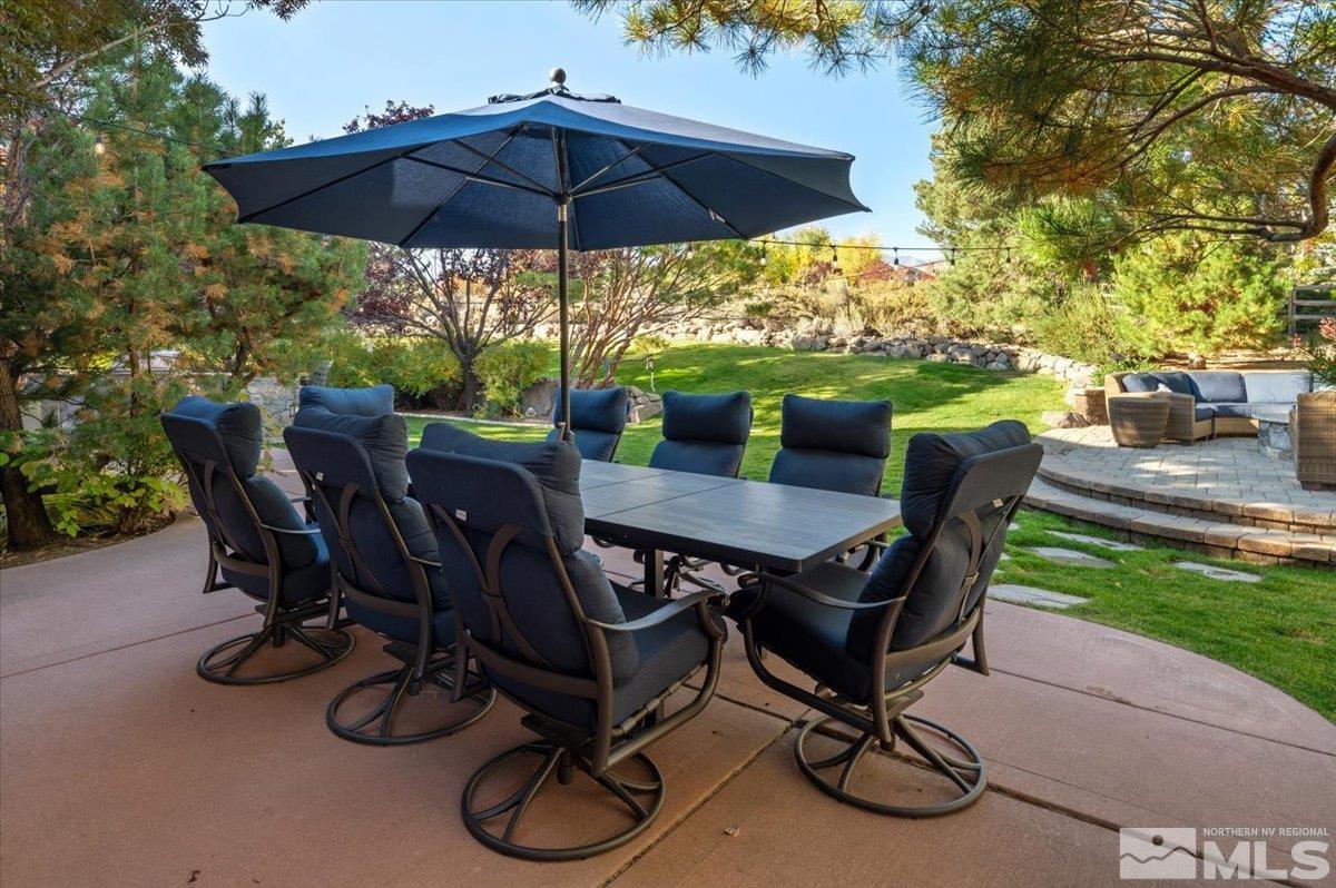 14235 Powder River Court Reno, NV 89511 - Photo 31 of 40 a view of an outdoor sitting area with furniture
