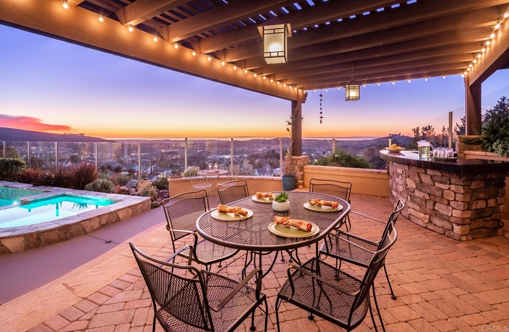 1464 Schoolhouse Way San Marcos, CA 92078 - Photo 9 of 48 a dining room with furniture and a floor to ceiling window