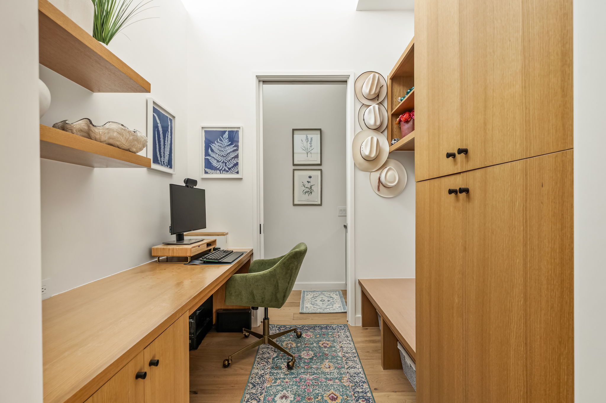 1811 Collier Street Austin, TX 78704 - Photo 21 of 40 Office with light wood-type flooring
