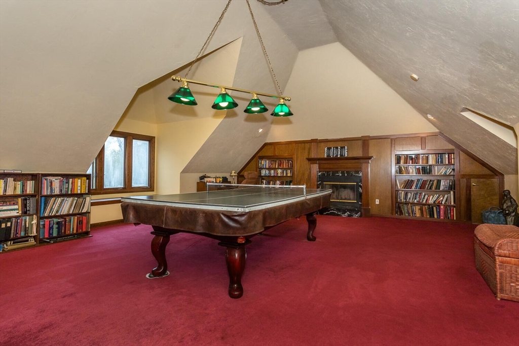 45 Strawberry Lane Canton, MA 02021 - Photo 23 of 32 a living room with furniture pool table and windows