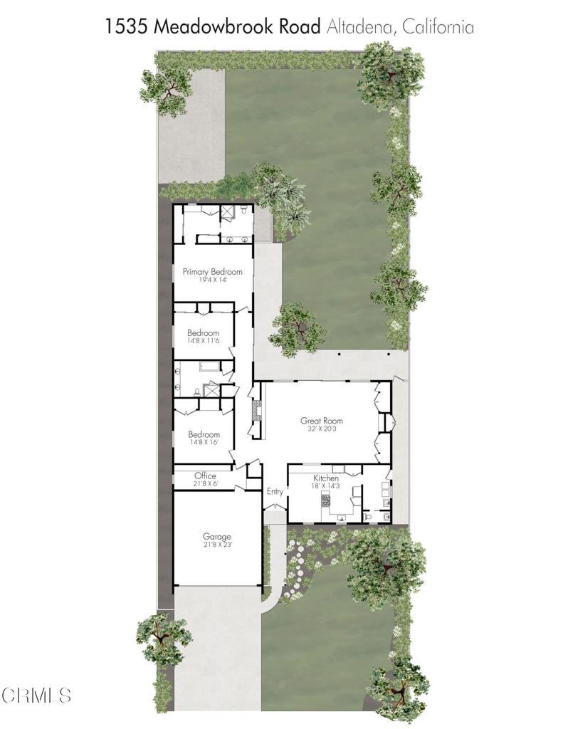 1535 Meadowbrook Road Altadena, CA 91001 - Photo 35 of 35 Meadowbrook-Floor-Plan (1)