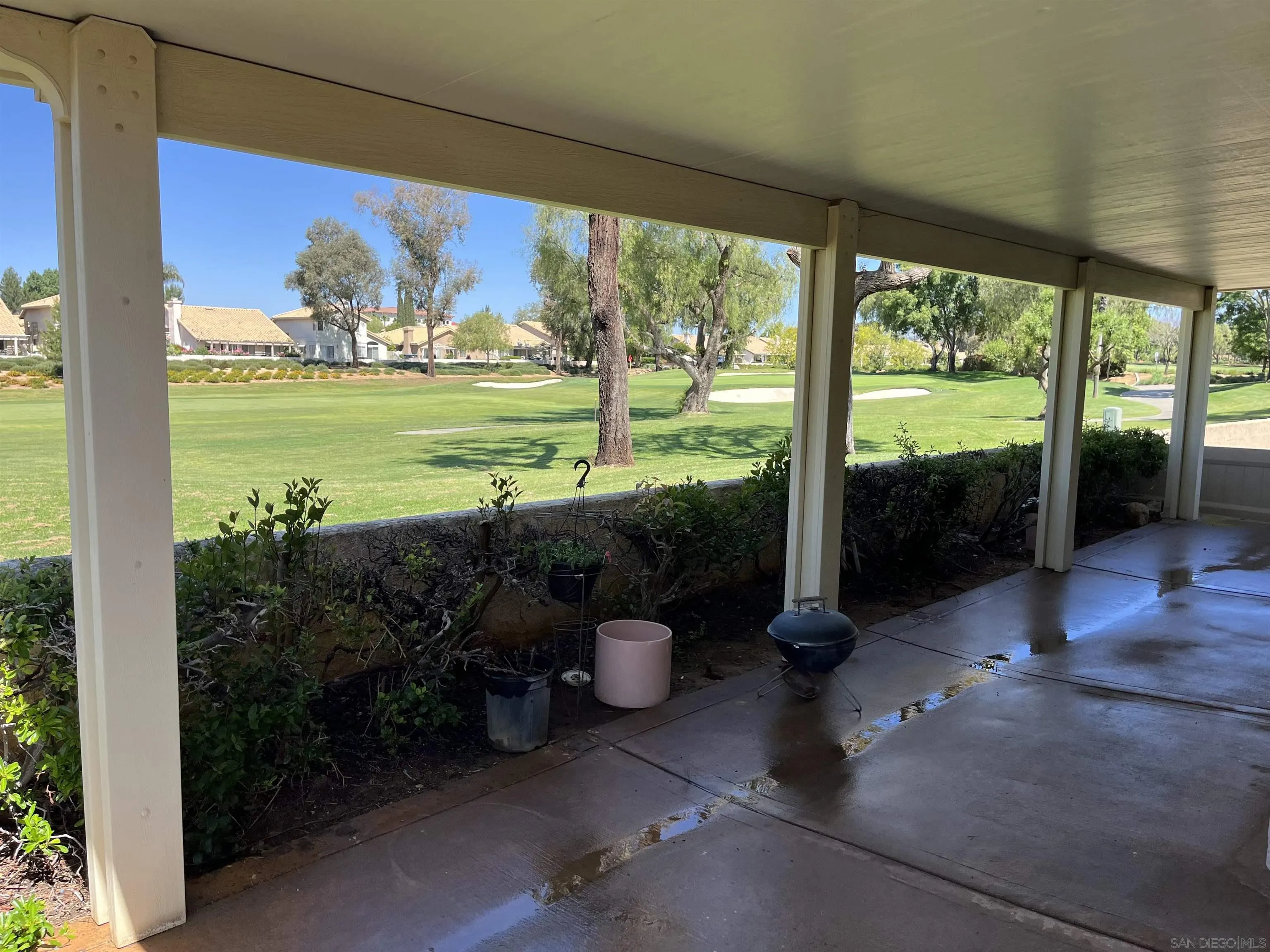 857 Pauma Valley Road Banning, CA 92220 - Photo 13 of 20 a view of a porch with furniture and garden