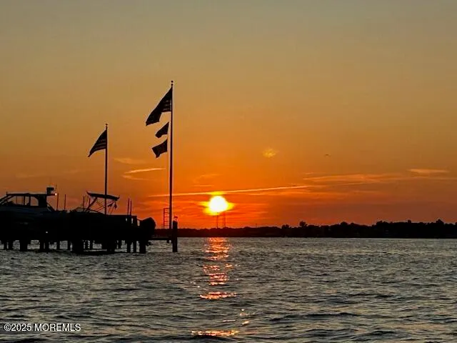 a view of a lake with houses
