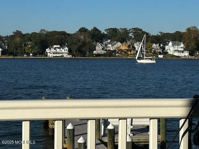 a view of a hall with wooden floor