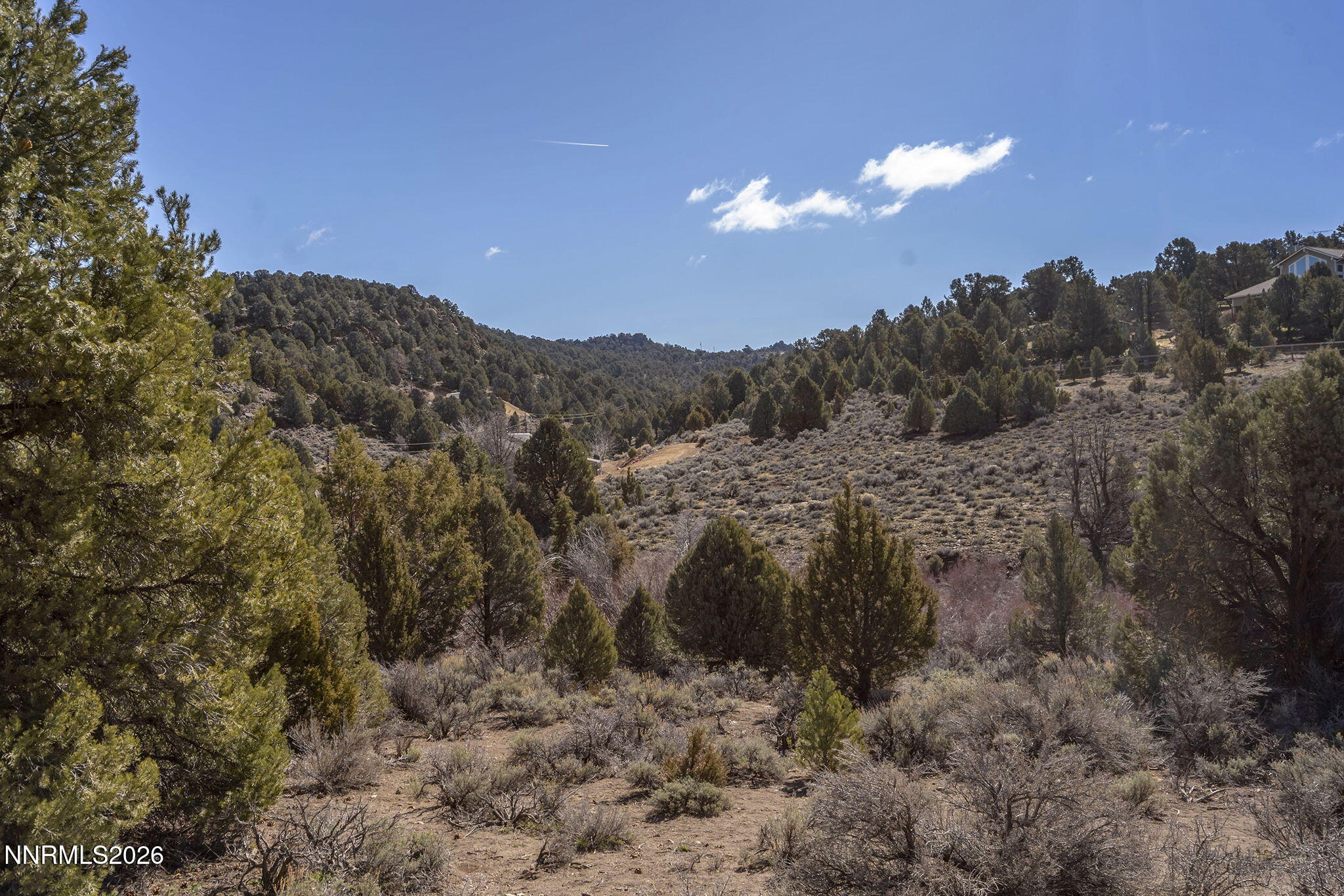 2111 Empire Road Reno, NV 89521 - Photo 15 of 16 a view of a dry yard with mountains in the background