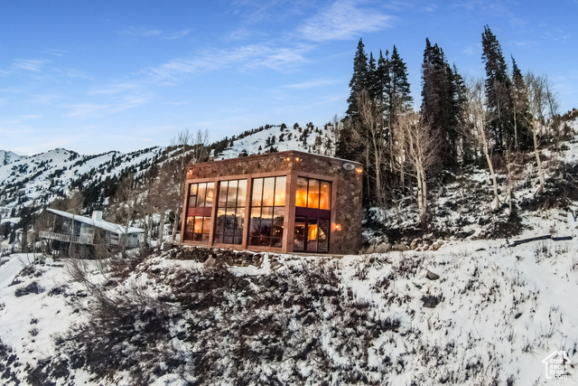 8593 Albion Basin Road Alta, UT 84092 - Photo 1 of 1 Snow covered back of property featuring a mountain view