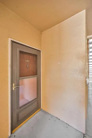 a view of empty room