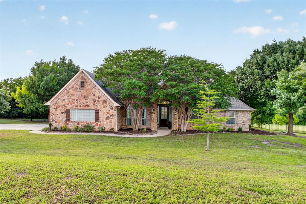 128 Canyon Ridge Trail Aledo, TX 76008 - Photo 2 of 40 Custom home at the end of a cul-de-sac on a HUGE 1.3+ acre lot - peace and privacy!