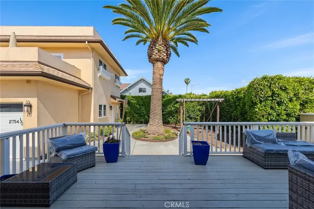 an aerial view of a house with balcony