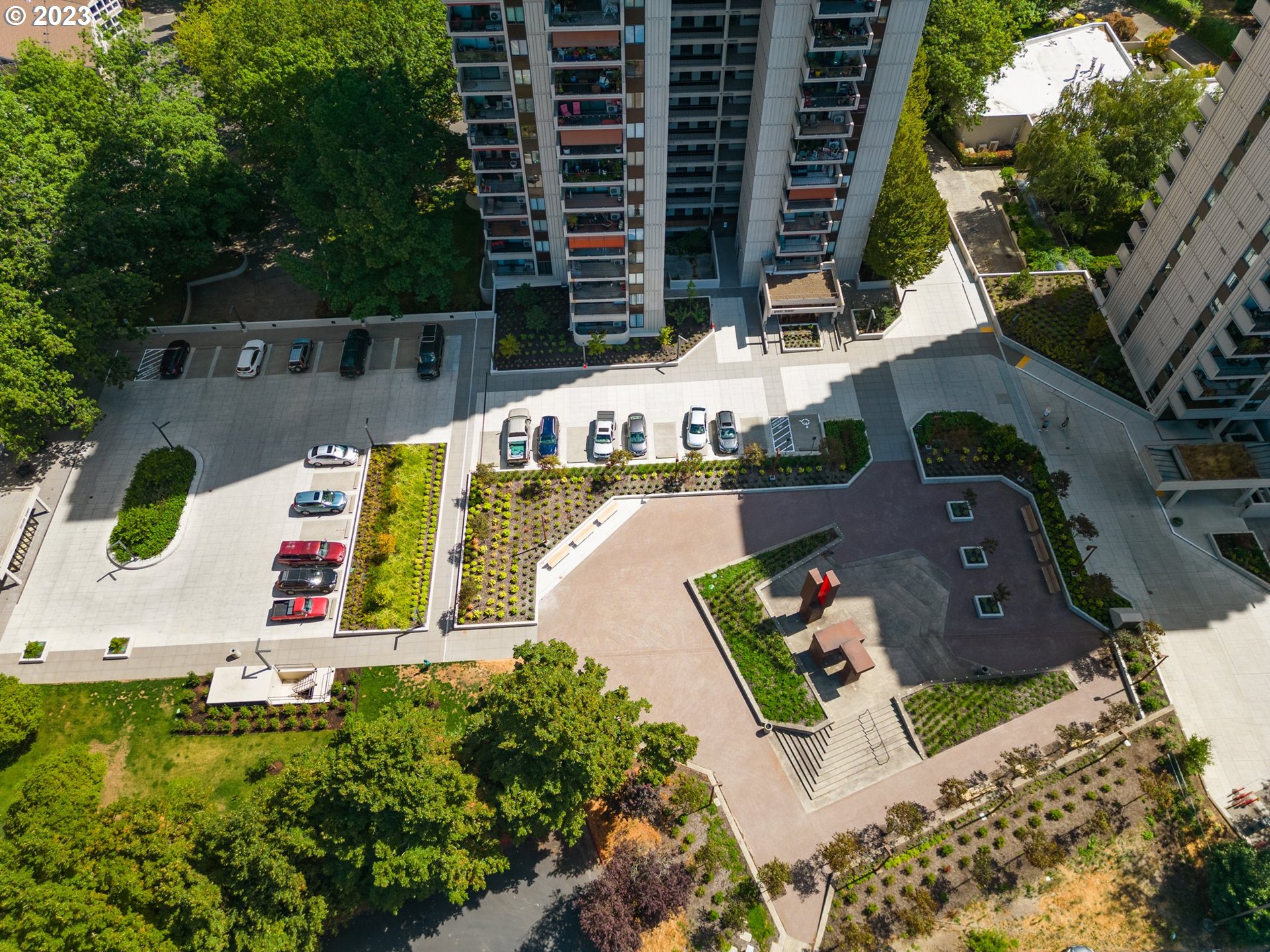 2309 Southwest 1st Avenue, Unit 441 Portland, OR 97201 - Photo 29 of 39 an aerial view of house with yard