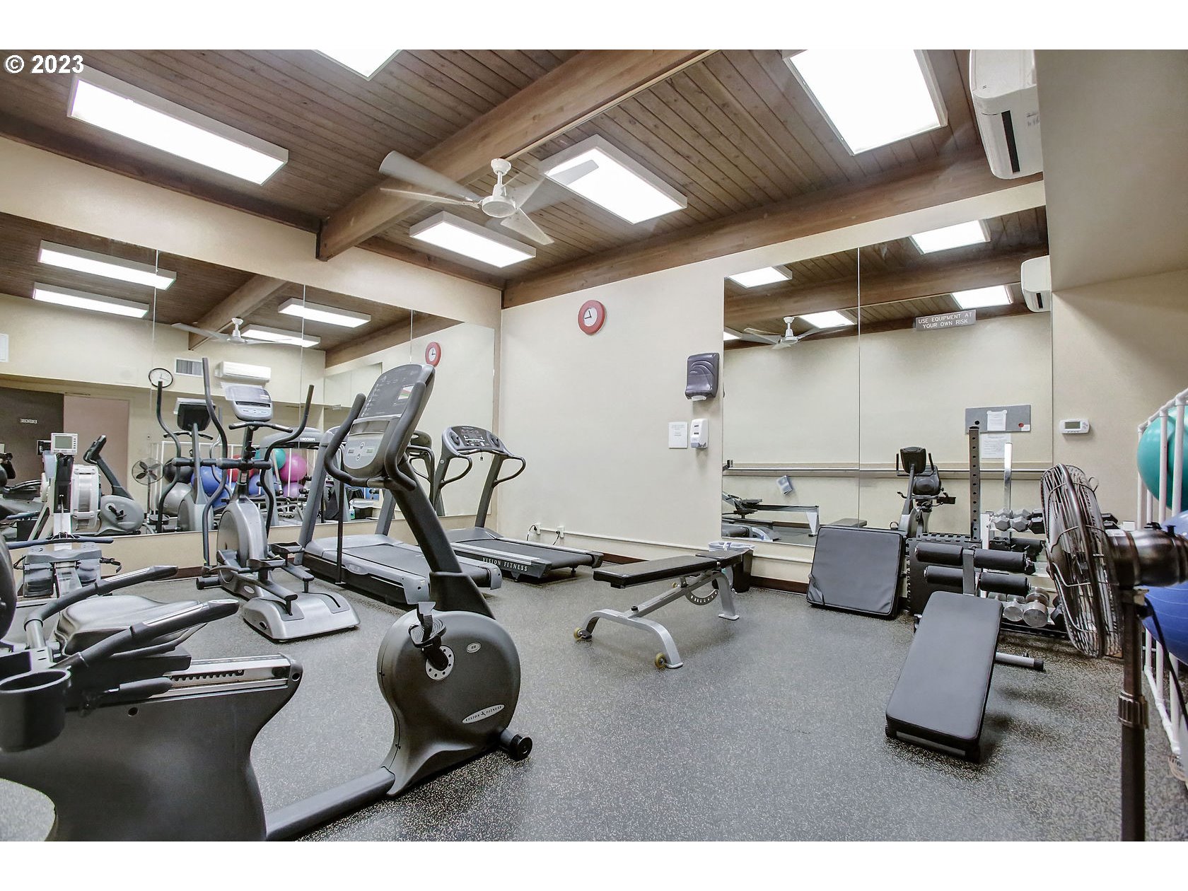 2309 Southwest 1st Avenue, Unit 441 Portland, OR 97201 - Photo 34 of 39 a view of a room with gym equipment