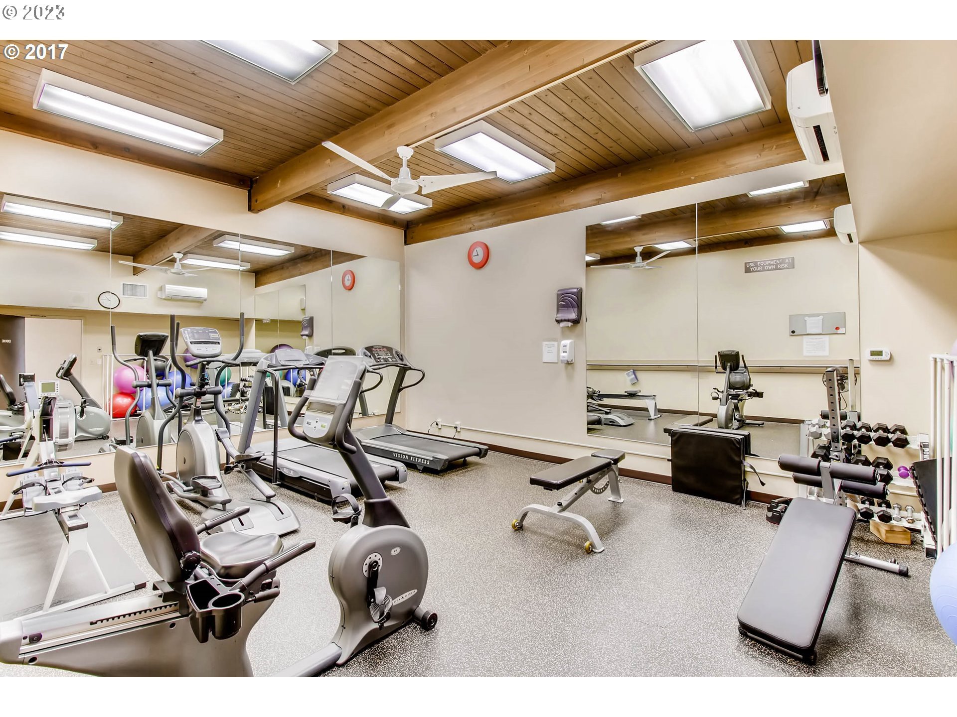 2309 Southwest 1st Avenue, Unit 441 Portland, OR 97201 - Photo 37 of 39 a view of a room with gym equipment