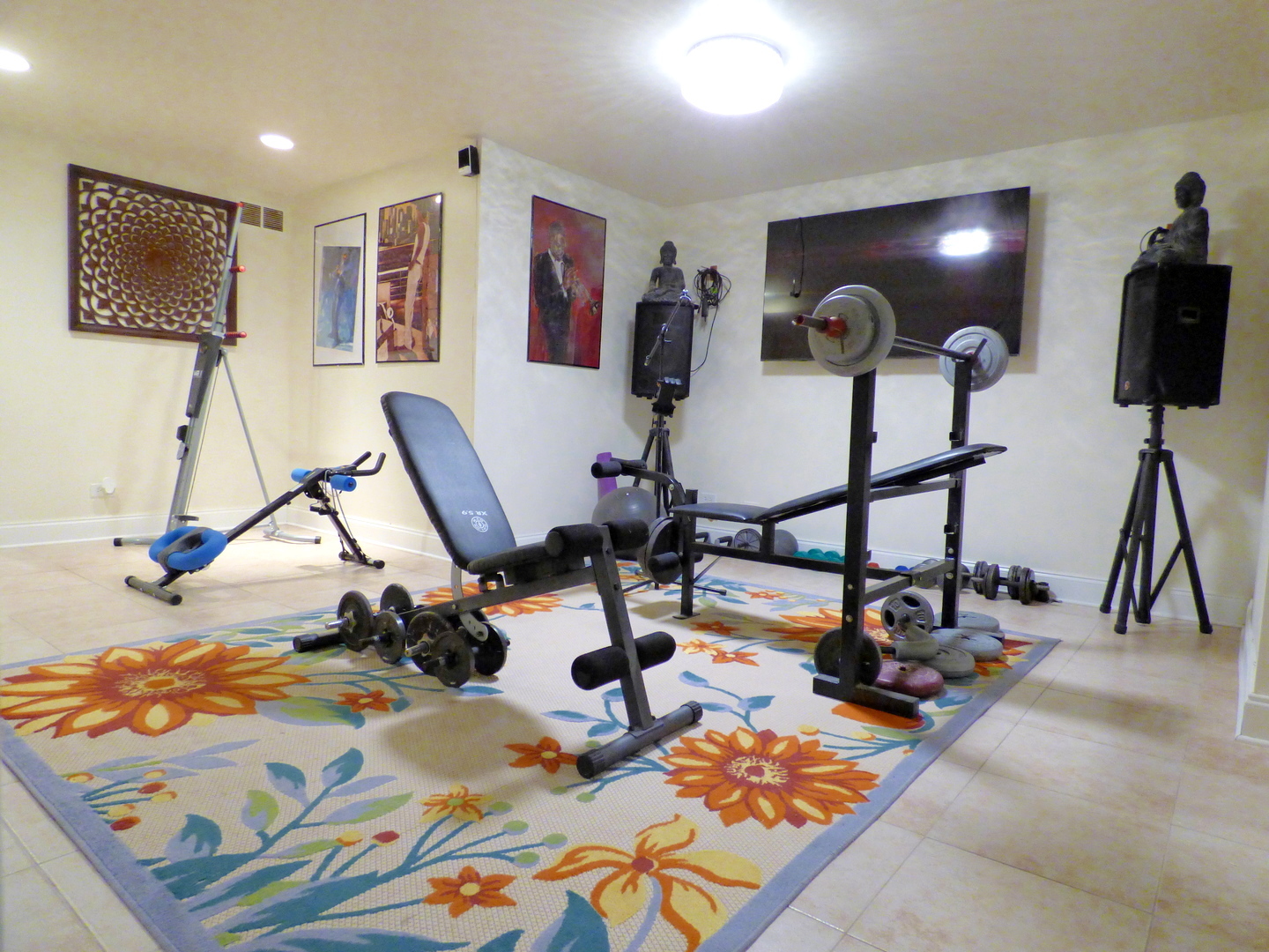 432 Thunder Ridge Lake In The Hills, IL 60156 - Photo 18 of 28 a view of a room with gym equipment