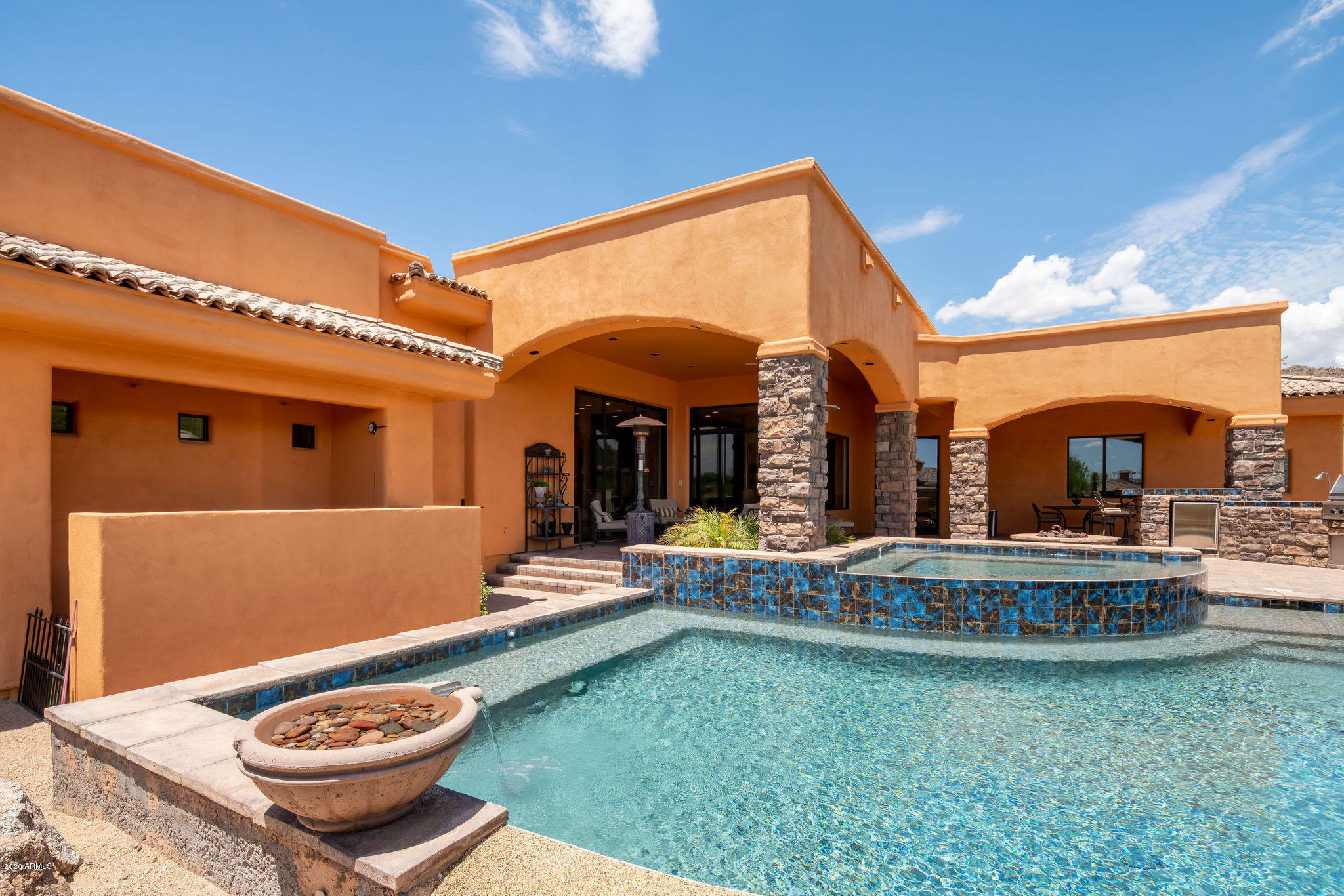 4203 North Pinnacle Ridge Mesa, AZ 85207 - Photo 16 of 55 Stunning Pool with Water Features