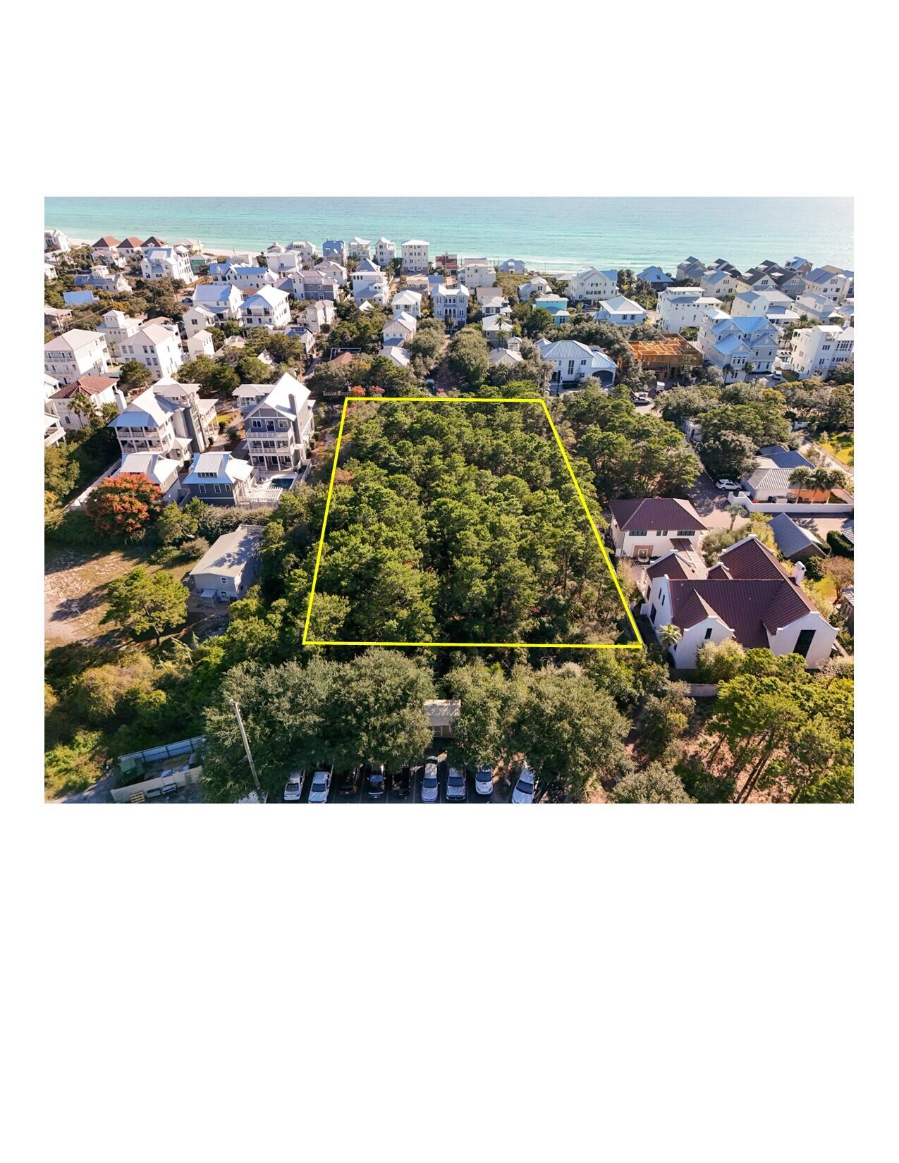 0 Walton Rose Ln Inlet Beach Inlet Beach, FL 32461 - Photo 4 of 49 an aerial view of residential houses with city view