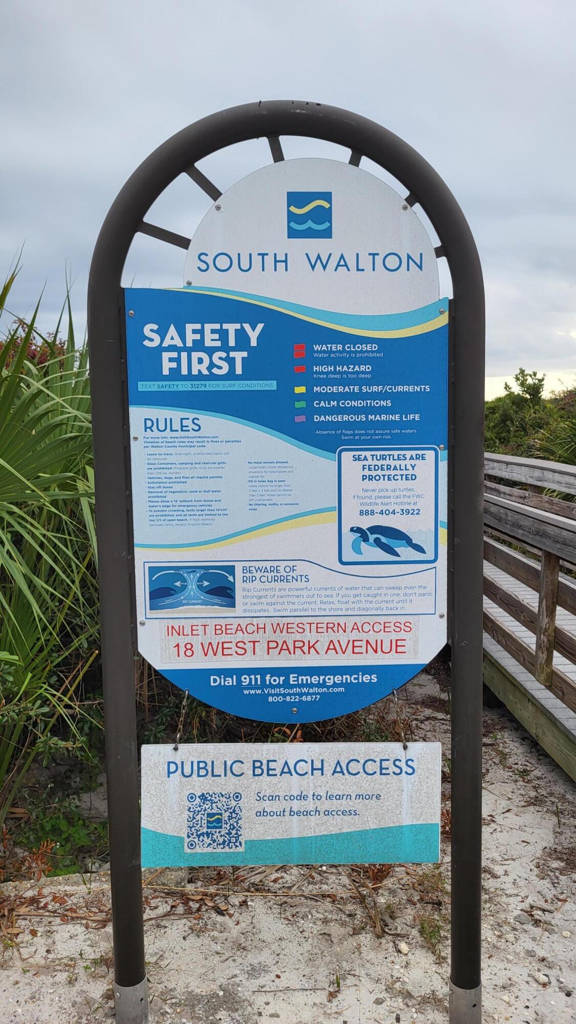 0 Walton Rose Ln Inlet Beach Inlet Beach, FL 32461 - Photo 43 of 49 a view of a sign board