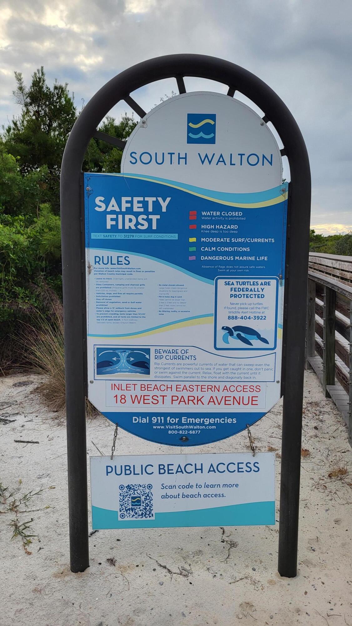 0 Walton Rose Ln Inlet Beach Inlet Beach, FL 32461 - Photo 49 of 49 a view of a sign board