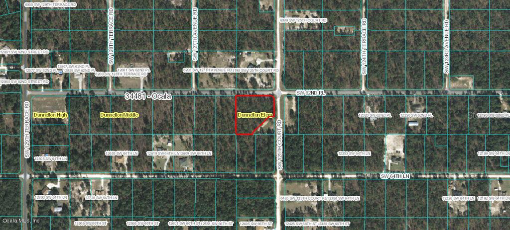 Corner Southwest Corner Sw 62nd Place Ocala, FL 34481 - Photo 1 of 1 3494-121-008 aerial jpg