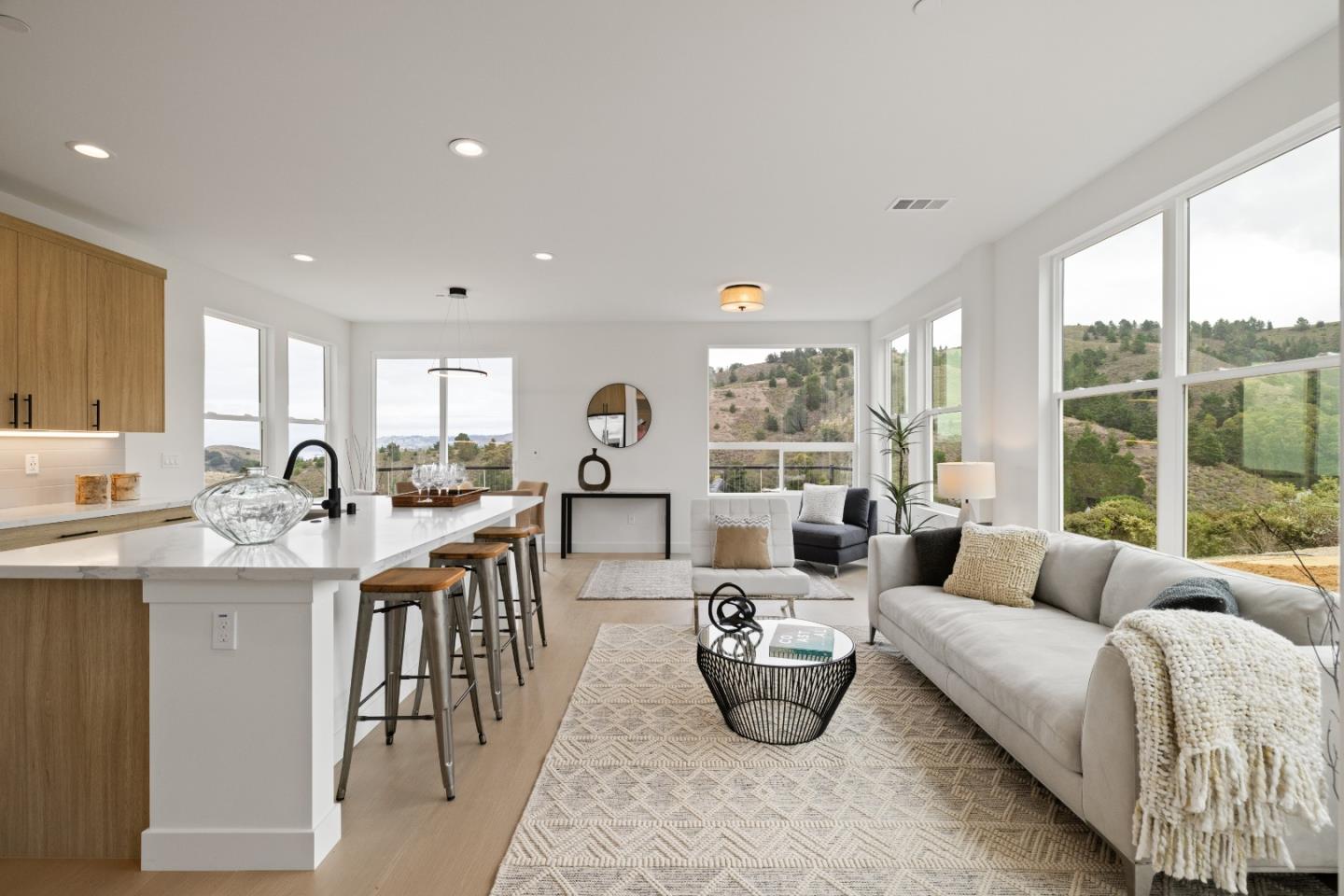 823 Fassler, Unit 823 Pacifica, CA 94044 - Photo 2 of 37 a living room with furniture and a large window