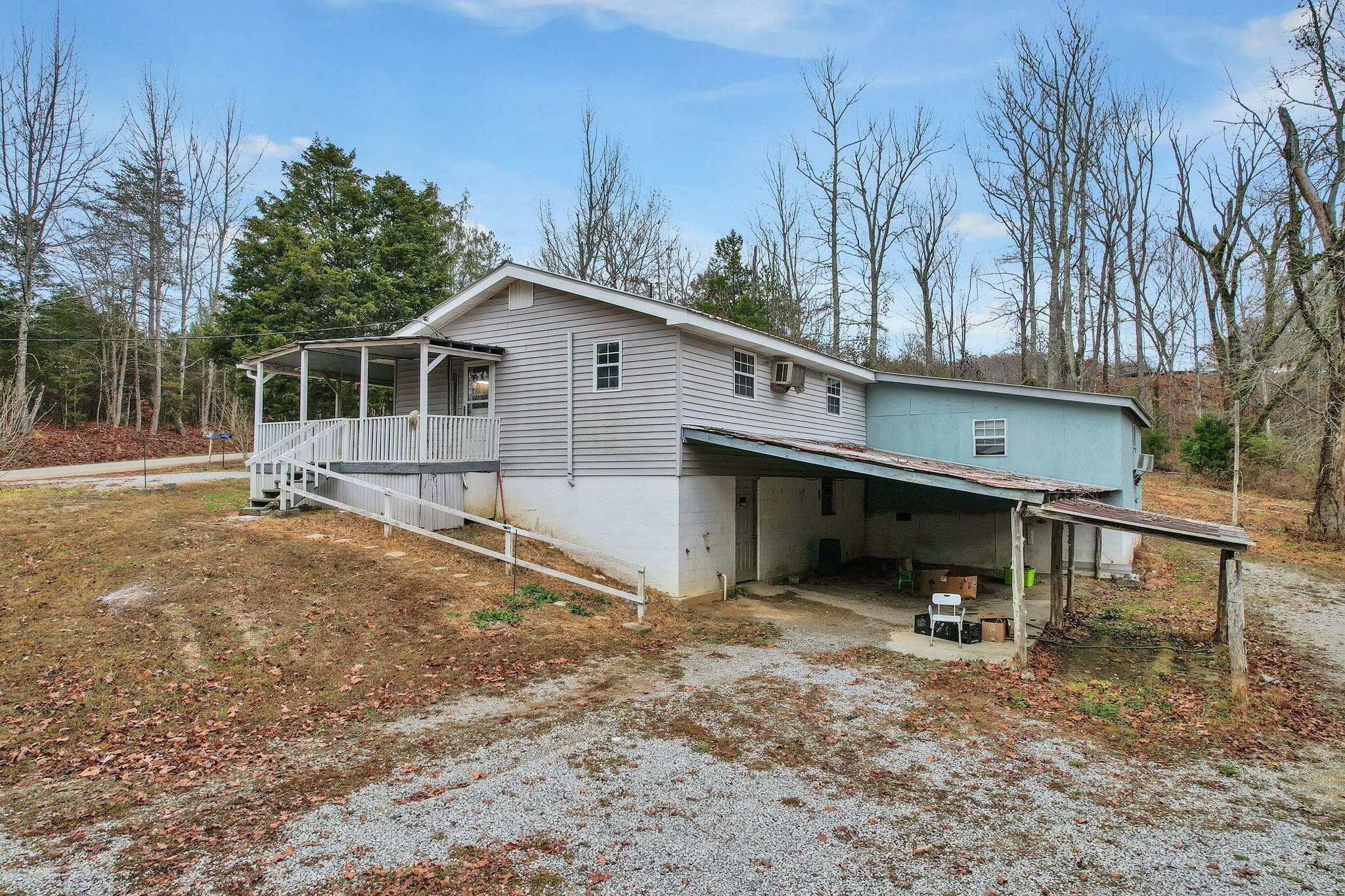 1895 North Hunter Bend Road Decatur, TN 37322 - Photo 2 of 33 a view of a house with a backyard and sitting area