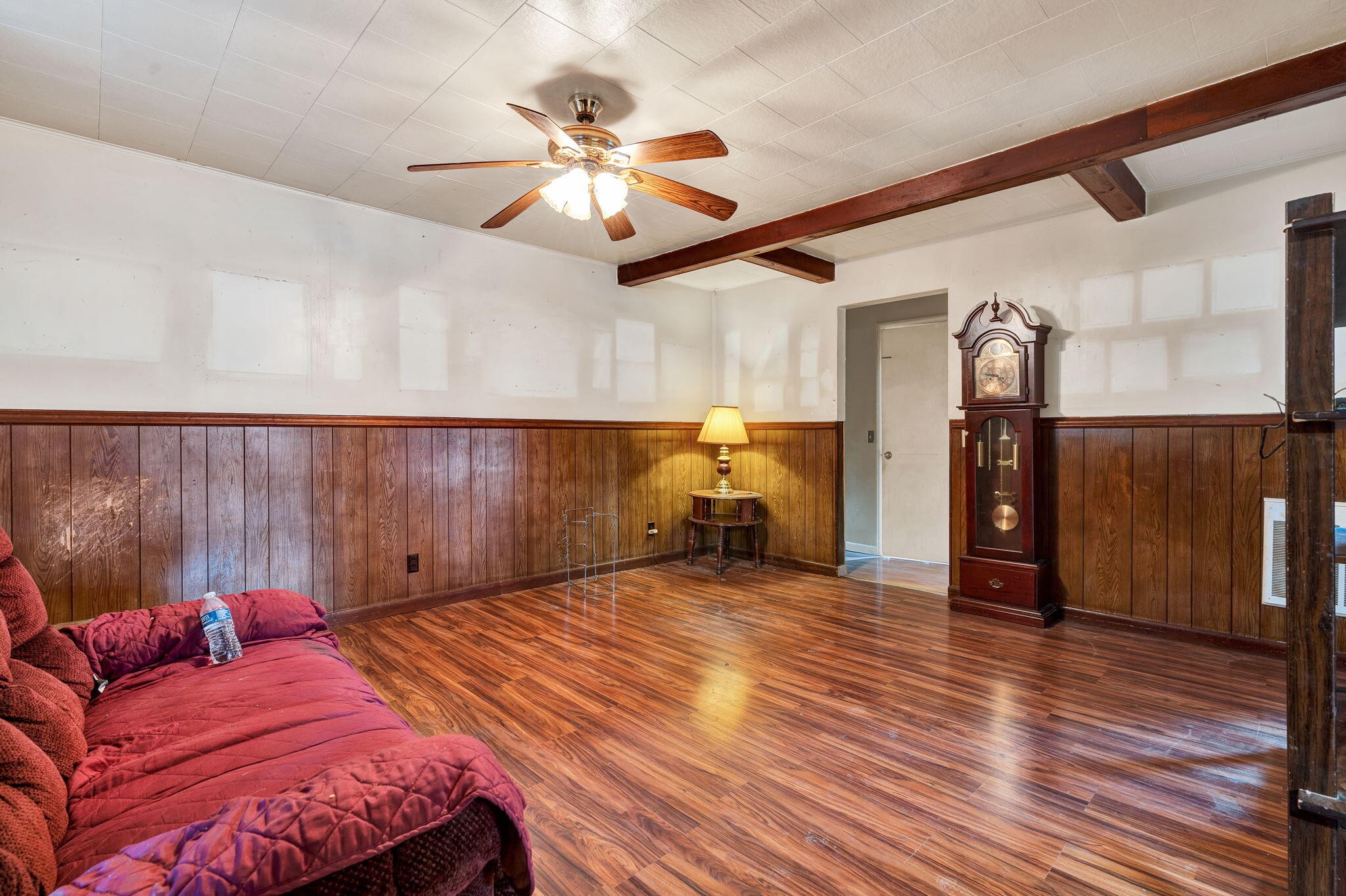 1895 North Hunter Bend Road Decatur, TN 37322 - Photo 3 of 33 a bed room with a bed and a ceiling fan