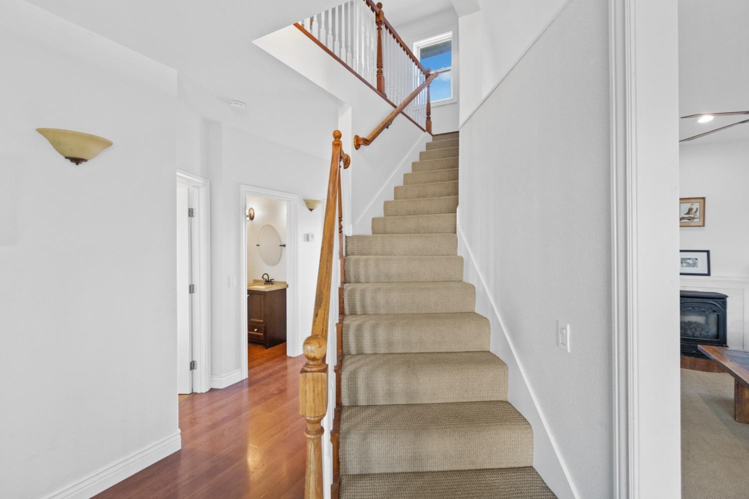 44643 County Road 29 Davis, CA 95618 - Photo 23 of 36 a view of staircase with white walls and white walls