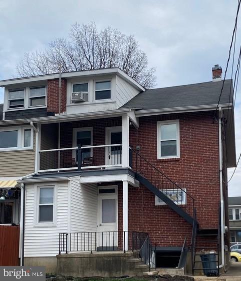 112 North Miller Street, Unit 2 Reading, PA 19607 - Photo 3 of 24 a front view of a house with balcony