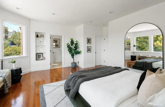 a view of a livingroom with a furniture and a window