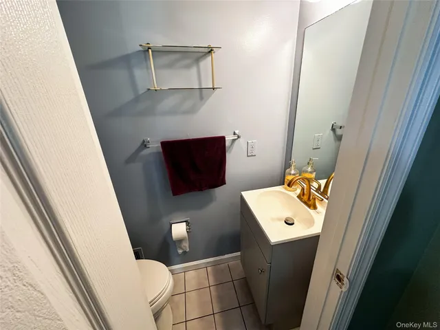 a view of a balcony with furniture