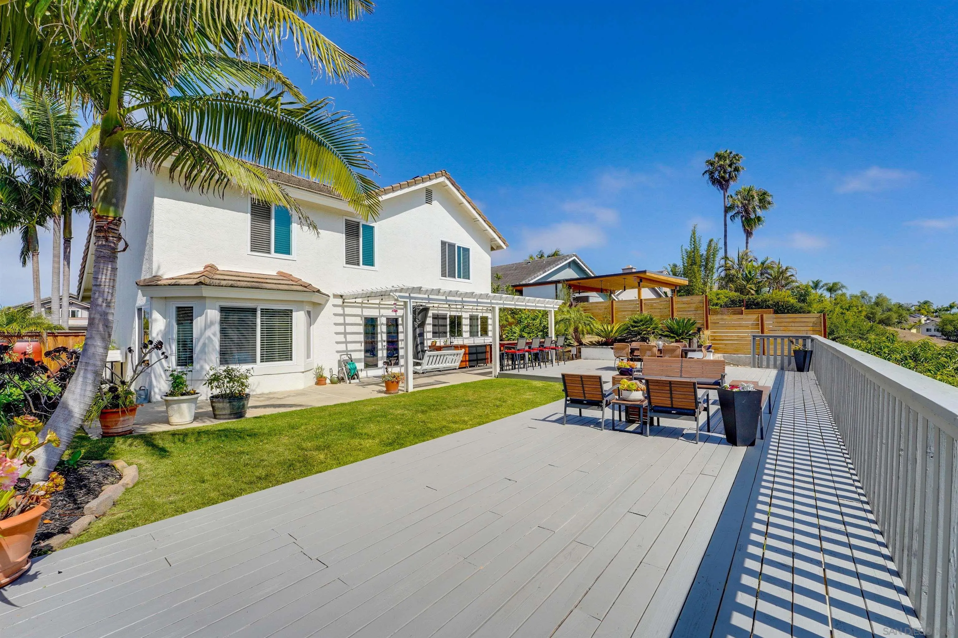 1647 Hawk View Drive Encinitas, CA 92024 - Photo 47 of 73 a view of a house with a yard porch and sitting area