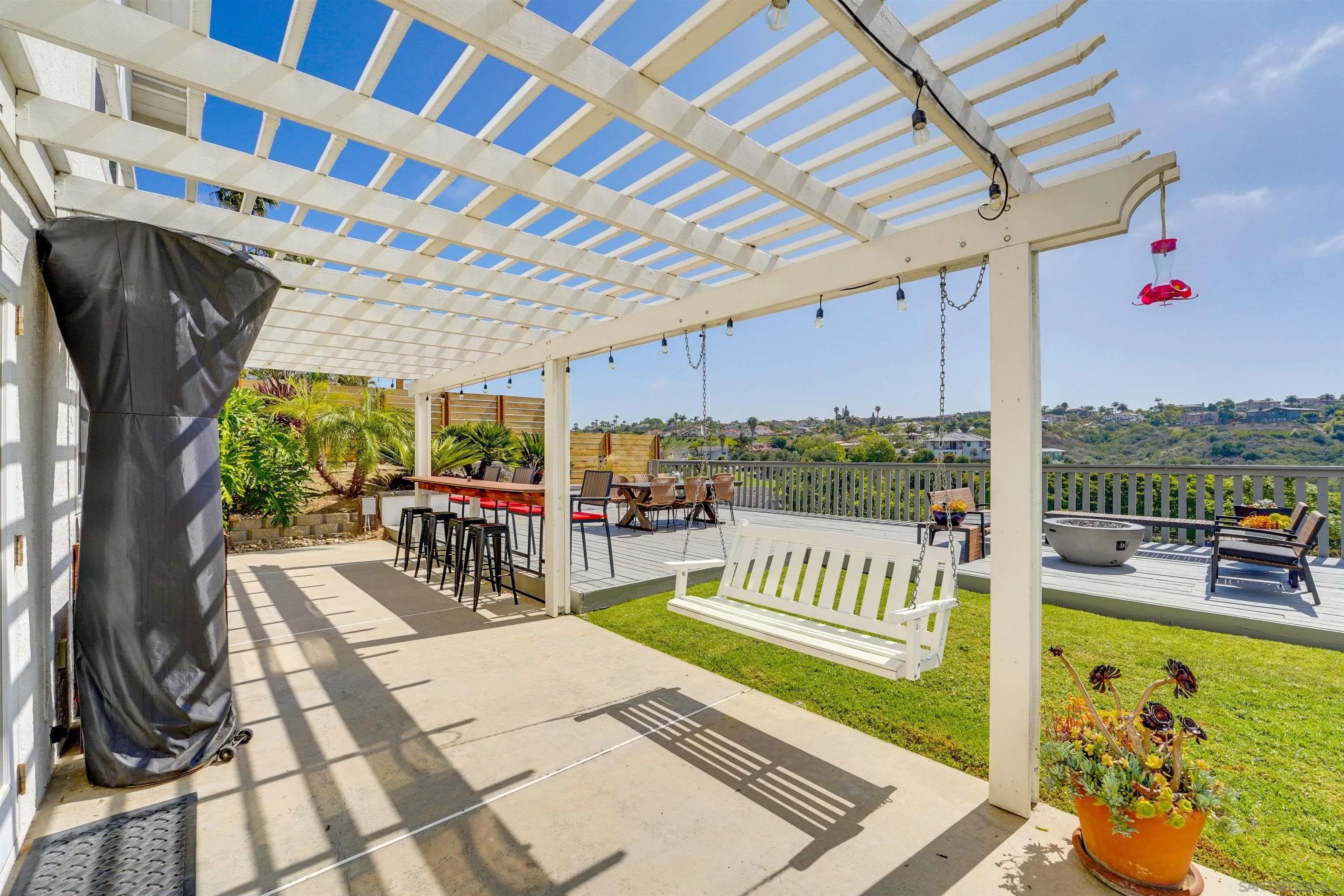 1647 Hawk View Drive Encinitas, CA 92024 - Photo 61 of 73 a view of a swimming pool with a patio