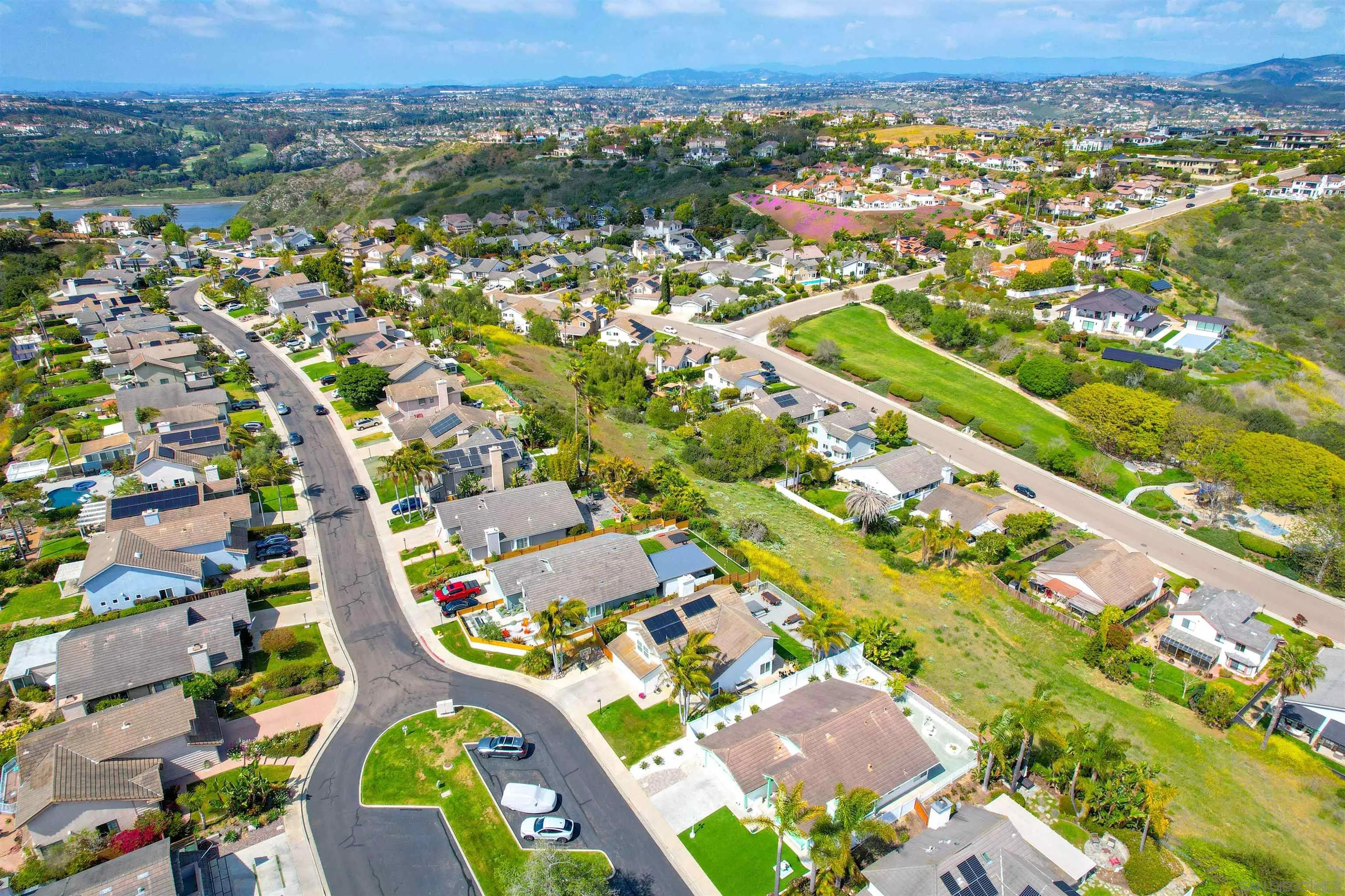 1647 Hawk View Drive Encinitas, CA 92024 - Photo 69 of 73 an aerial view of residential houses with outdoor space
