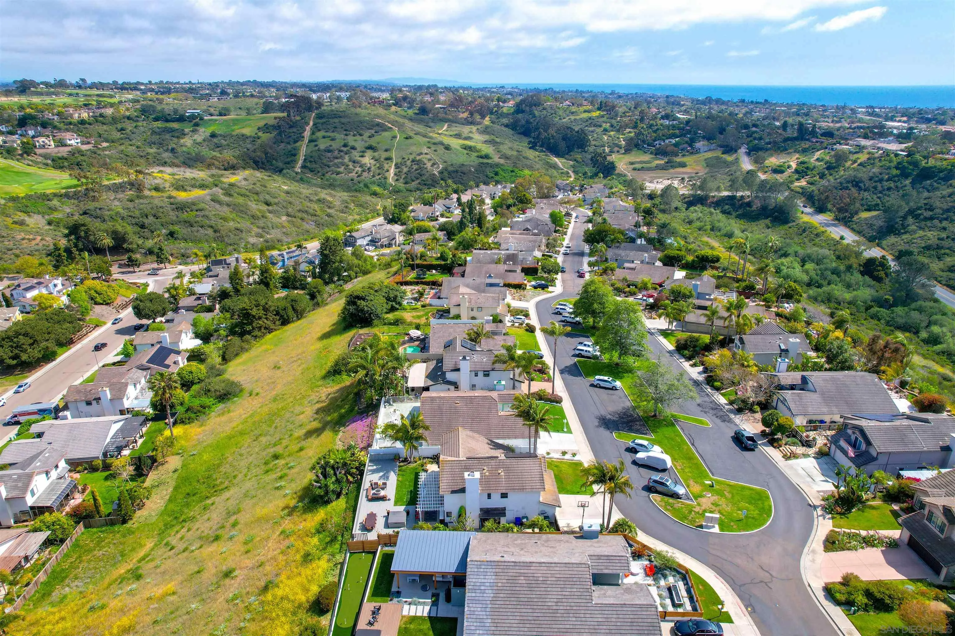 1647 Hawk View Drive Encinitas, CA 92024 - Photo 70 of 73 an aerial view of residential building and lake