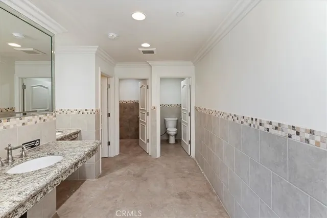 a view of a terrace with sitting area