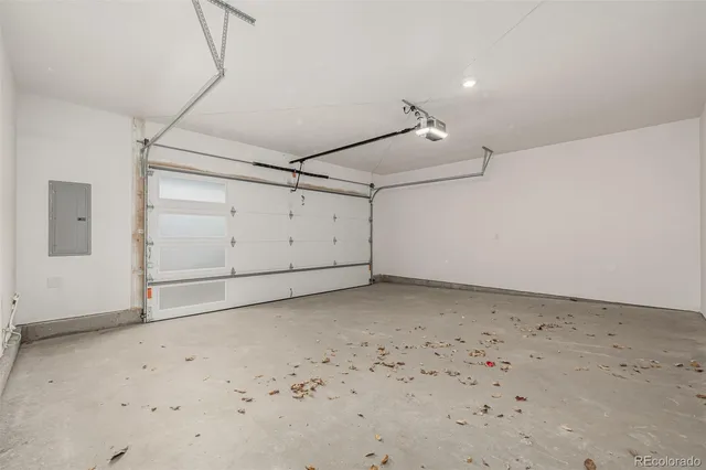 a view of a terrace with sky view