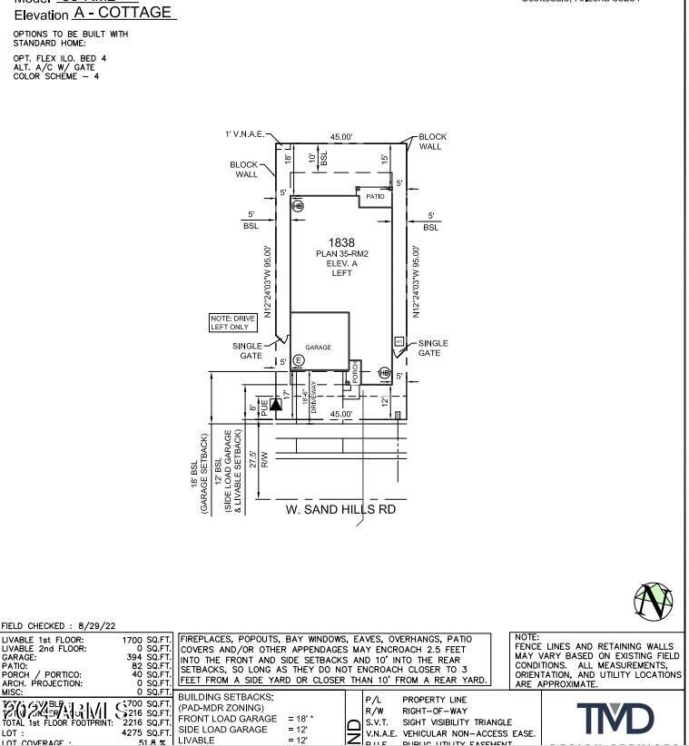 14482 West Sand Hills Road Surprise, AZ 85387 - Photo 2 of 4 Plot Plan