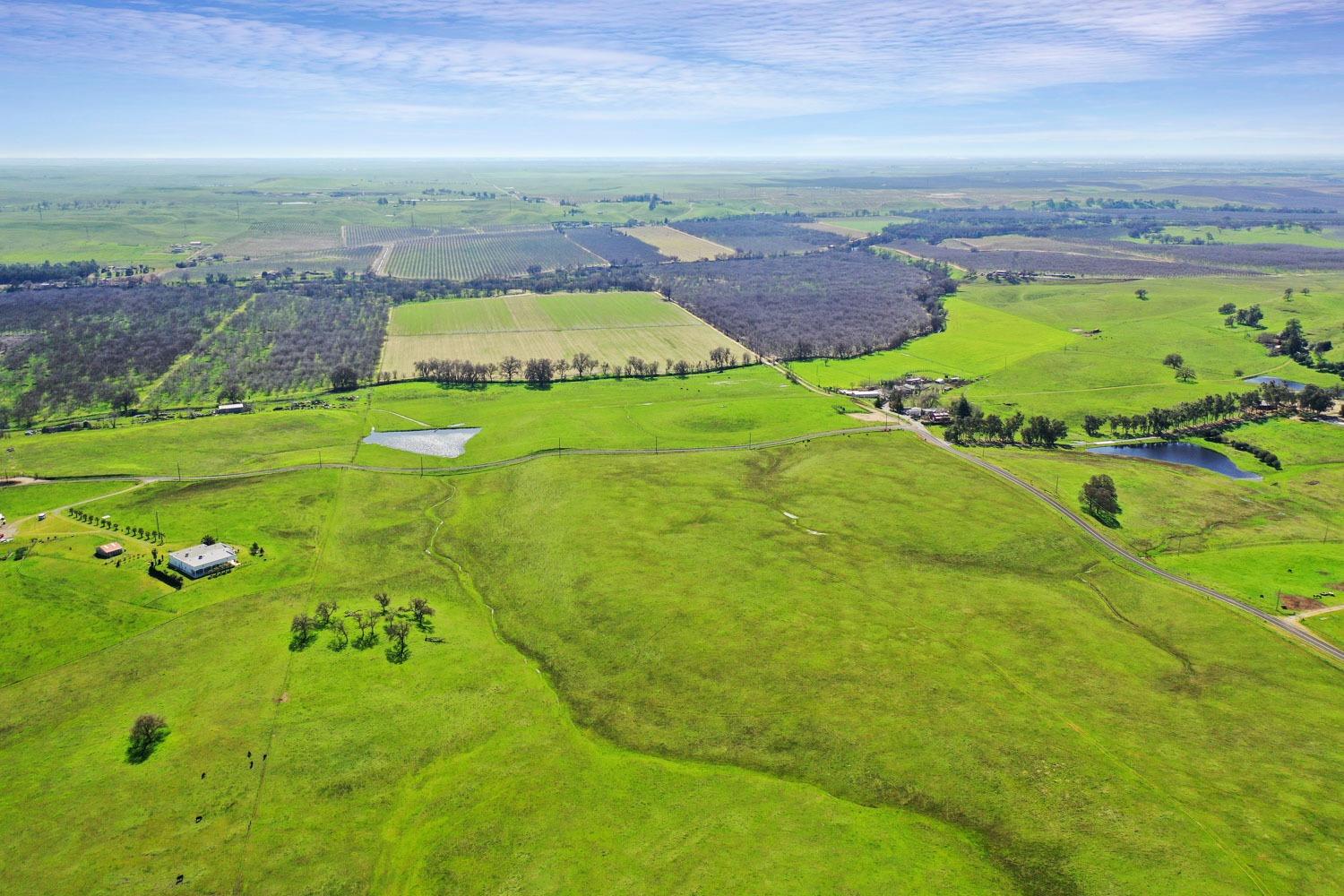 11750 North Wimer Road Linden, CA 95236 - Photo 43 of 69 an aerial view of a residential houses with outdoor space and garden