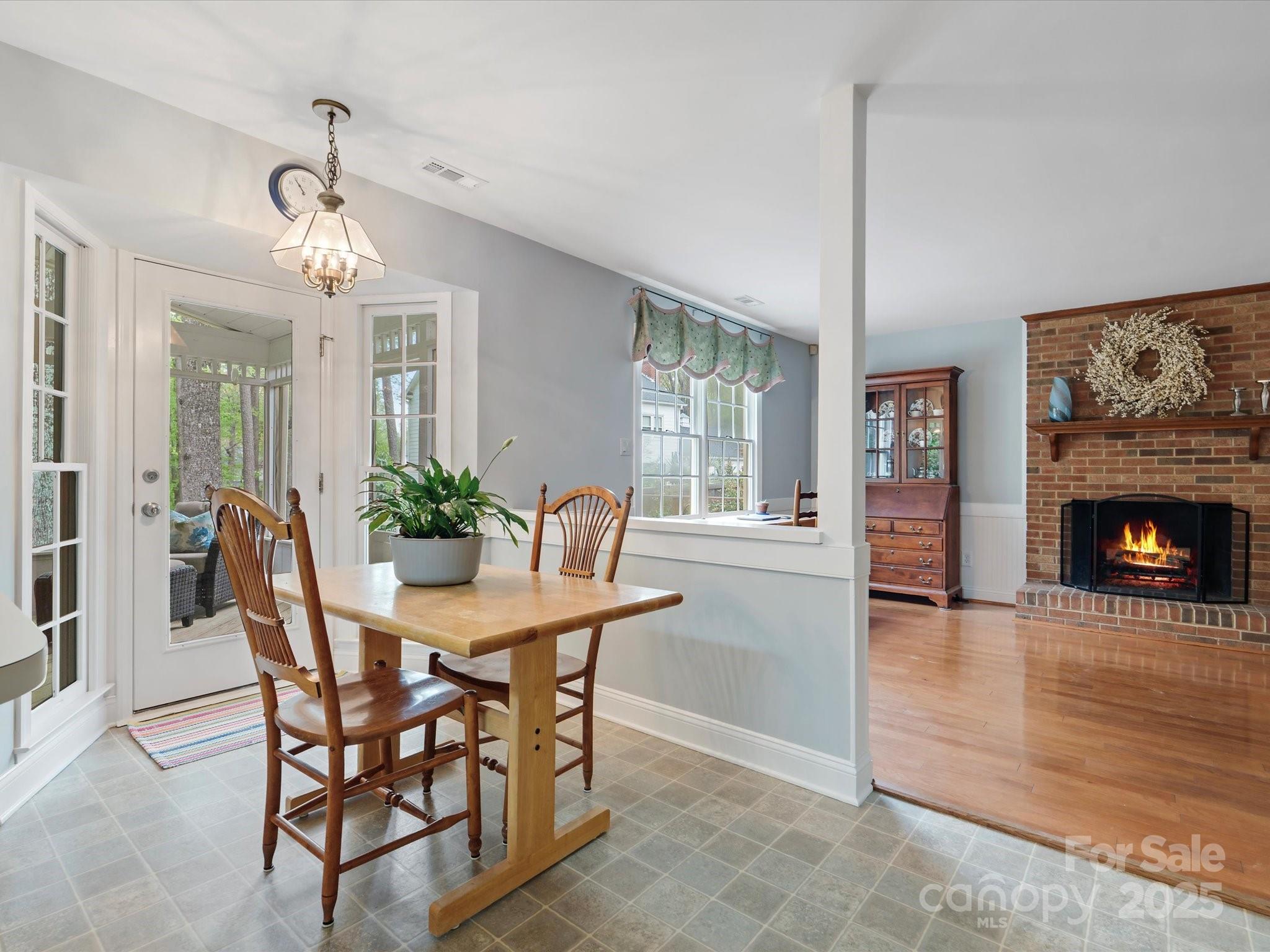 2812 Edgebrook Circle Matthews, NC 28105 - Photo 13 of 46 a view of a dining room with furniture window and wooden floor